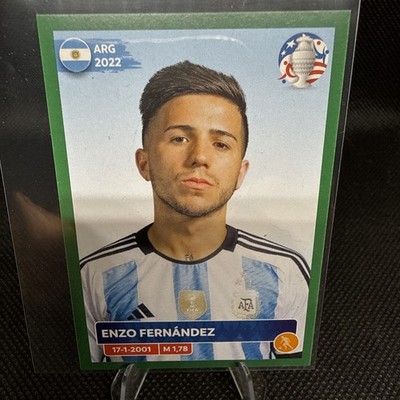 2024 COPA AMERICA USA Panini Sticker #ARG15 ENZO FERNANDEZ GREEN Parallel