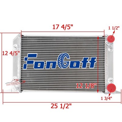 4-Rows Aluminum Racing Radiator Fit Fit VW Scirocco Pro Stock Style Drag
