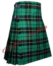 Clan Wallace Hunting Tartan 8 Yard Kilt - Men Traditional kilts Custom Size