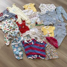 Vintage 90s Baby Clothing Lot Baby & Toddler Sizes Rompers Dresses Etc Read!