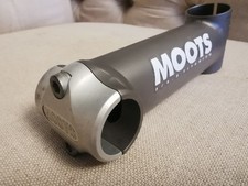 Moots Titanium Stem, 1 1/8" Steerer, 130mm Length, 10� Rise, 25.4mm Bar Clamp. 