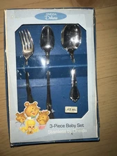 Vintage Oneida Delux 3 Pc Baby Silverware  Set