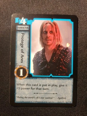 Xena TCG Protege Of Ares 1st Edition 36 Of 180 NM Base Set Warrior Uncommon 
