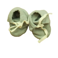 Quincy Mae Baby Booties Dusty Blue 6-12 Months Soft Newborn Accessories