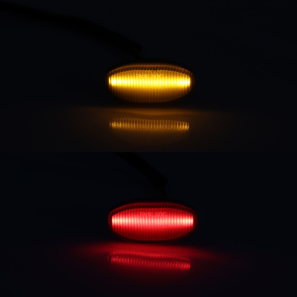 4PCS Smoked LED Strip Fender Marker Corner Lights For 17-up Ford F150 ...