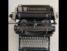 Antique Underwood No. 5 Standard Typewriter - Pat Date Jan 12 1915 SN #875621 thumbnail