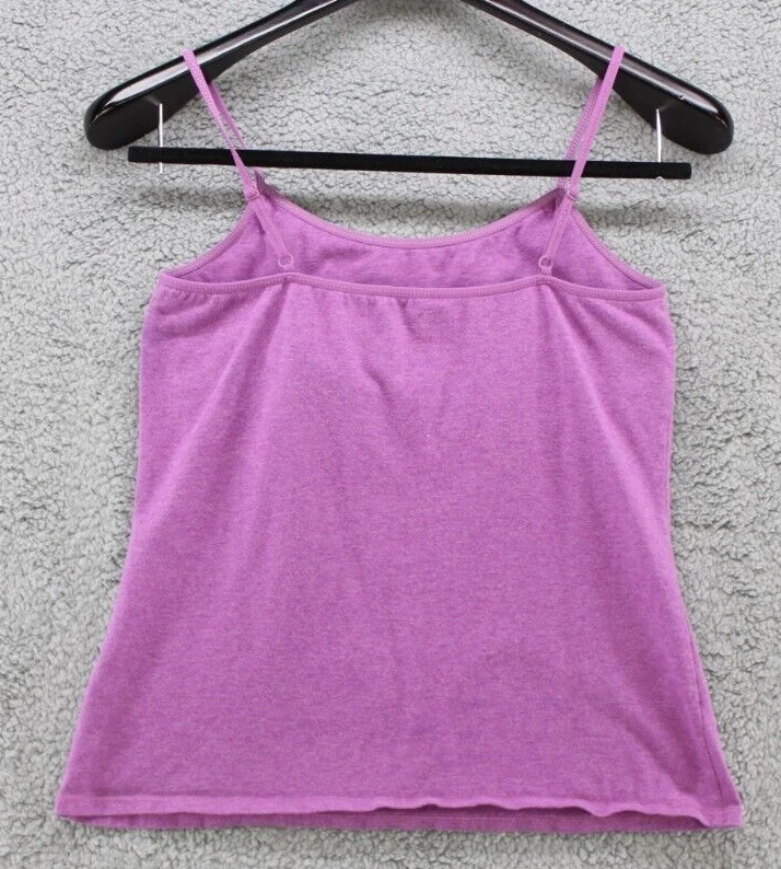 Regata feminina New York & Company tamanho médio roxa gola redonda sem mangas - Imagem 2 de 4