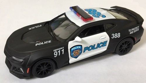 Chevrolet Camaro ZL1 2017 5" policía modelo diecast juguete 1:38 policía Chevy - Imagen 3 de 4