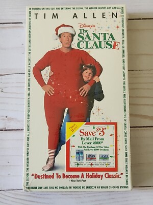 The Santa Clause VHS tape Disney rated PG holiday movie brand new