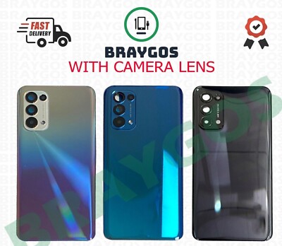 For OPPO Reno5 Pro 5G CPH2201 Rear Back Battery Cover Glass