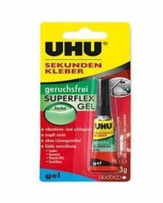 Uhu Sekunden Alleskleber Geruchsfrei Superflex Gel Tube 3G