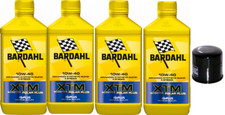 BARDAHL XTM 10W40 OIL 4 LITERS + FILTER TRIUMPH SCRAMBLER 865 THRUXTON SPEEDMAST