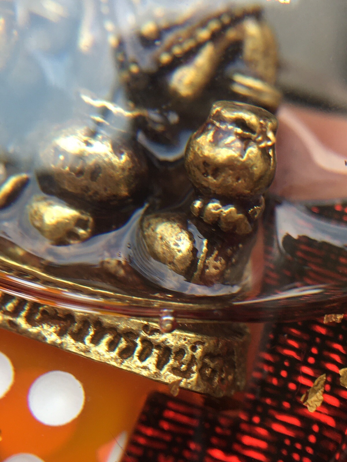 Kuman Thong In Oil Gamble Thai Amulet Fetish Talisman Charm Protection