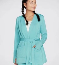 Skechers Everyday Belted Jacket With Good Turquoise Size Small