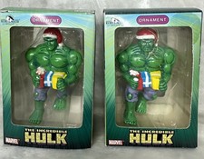 The Incredible Hulk Christmas Ornament Marvel 2003 Superhero Kurt S Adler 2Pc