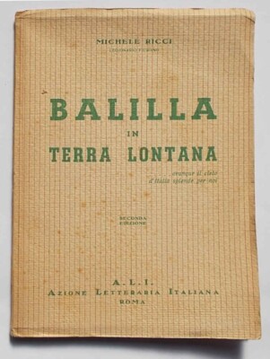 RICCI Balilla im fernen Land. 1940