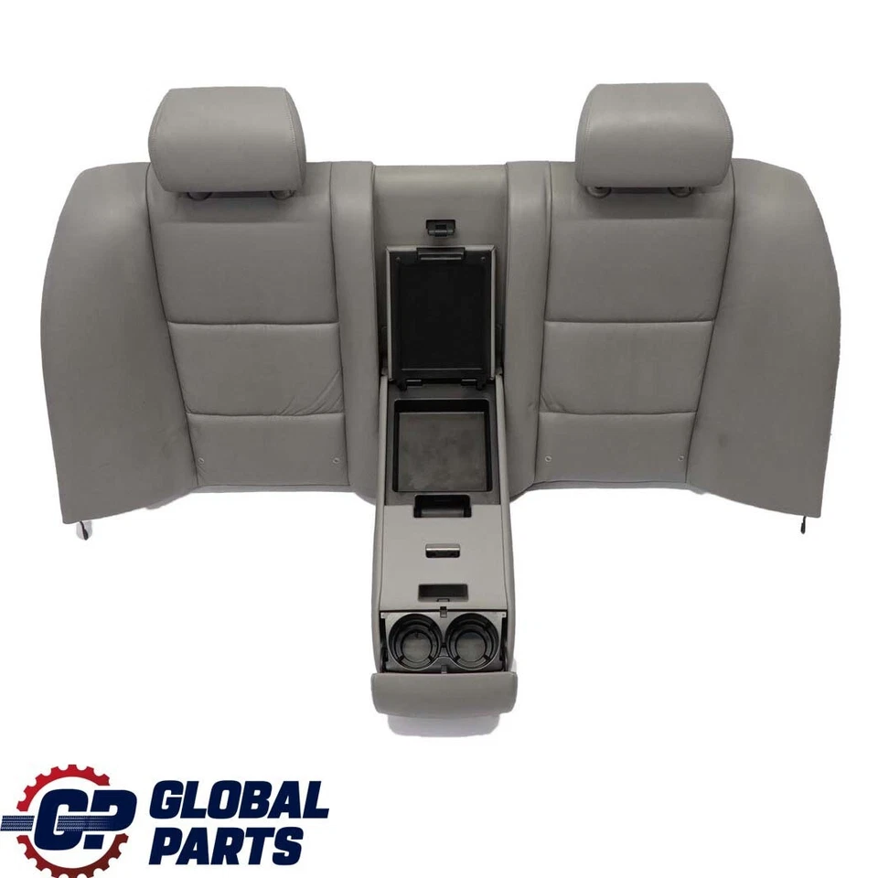 BMW 5 Series E60 1 Interior Rear Seat Backrest Couch Cover Grey Leather - Image 4 of 4