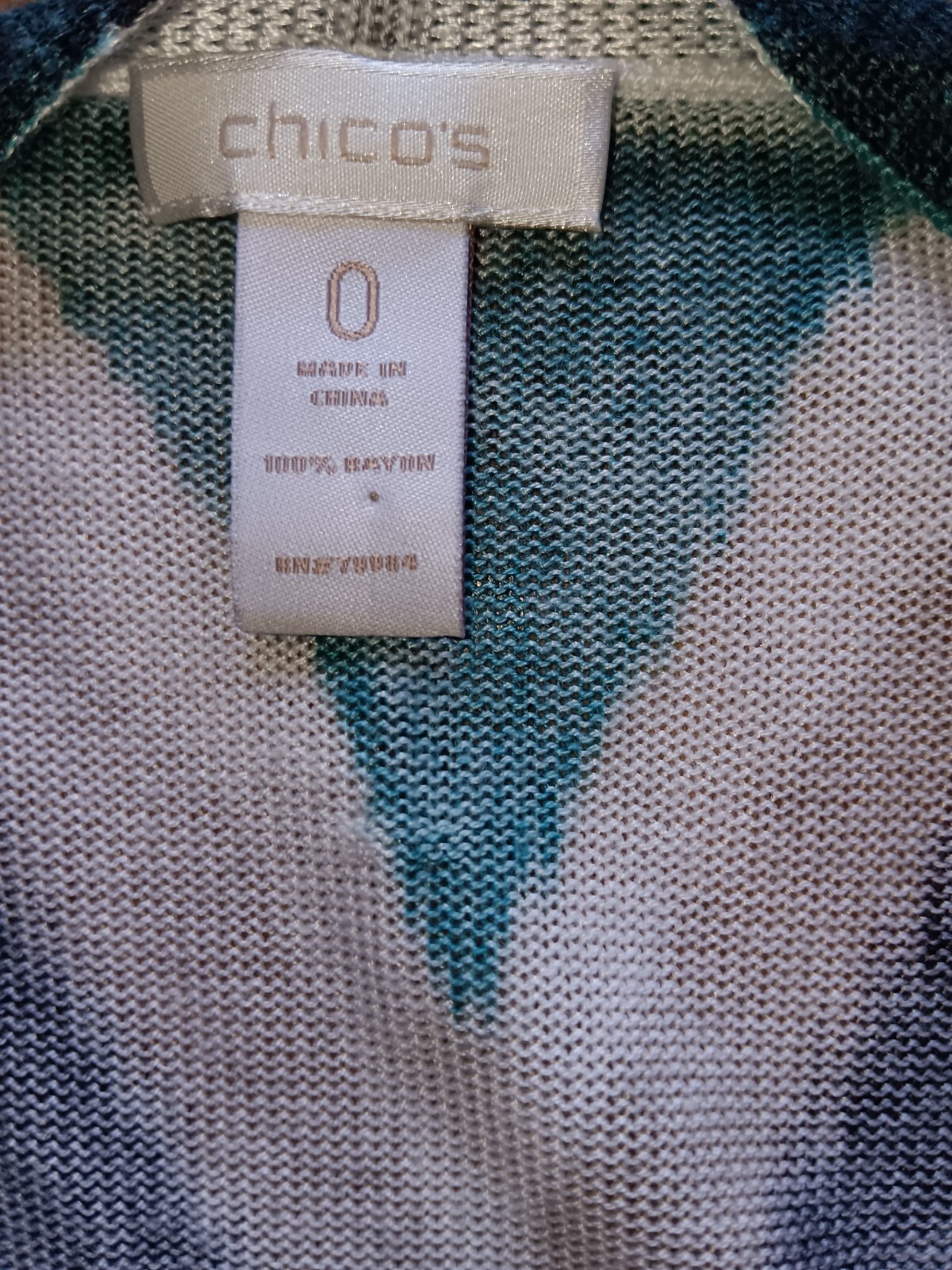 Chicos Patterned Duster Size 0 - image 4