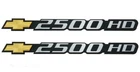 2Pc For NEW Front Side Door Bowtie 2500 HD Emblem 01-07  Silverado 15114051