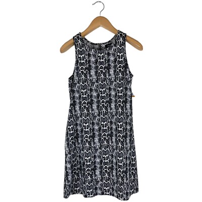 navy blue dress for baby girl Karen Kane Long Sleeve Ribbed Scoop Neck A Line Dress - Black main image 0