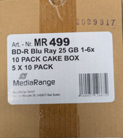 Mediarange Rohlinge MR499 25GB BD-R 1-6X