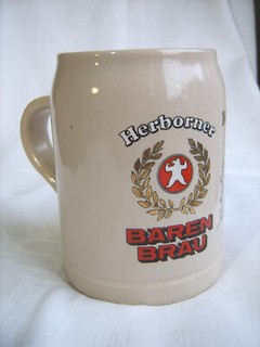 Bierkrug Maßkrug Seidel Herborner Bärenbräu Bären Hessen 107 Jahre 0 5 Liter