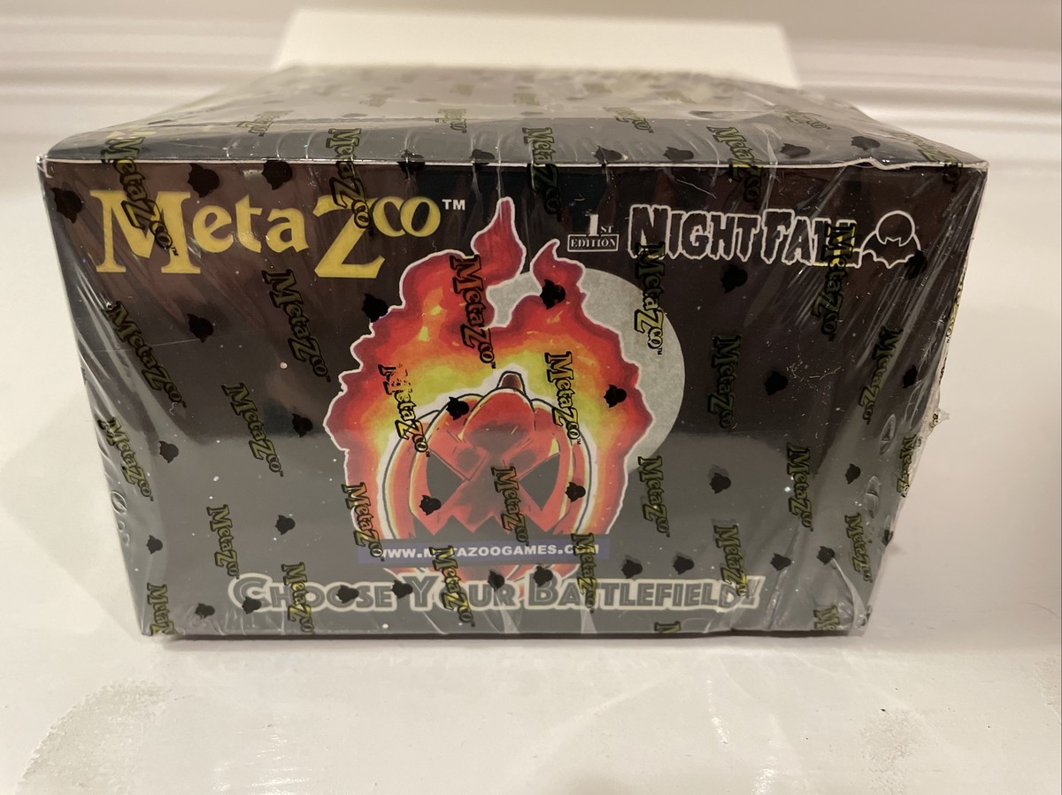2021 MetaZoo TCG MetaZoo Nightfall 1st Edition Booster Box - Brand New Sealed Collectible Card Game Box MetaZoo 1st Edition Sealed 2021 MetaZoo TCG MetaZoo Nightfall 1st Edition Booster Box - Brand New Sealed Collectible Card Game Box MetaZoo 1st Edition Sealed