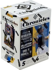2021 Chronicles Baseball Trading Card BLASTER Box [4 Packs, 2 Groove Parallels]