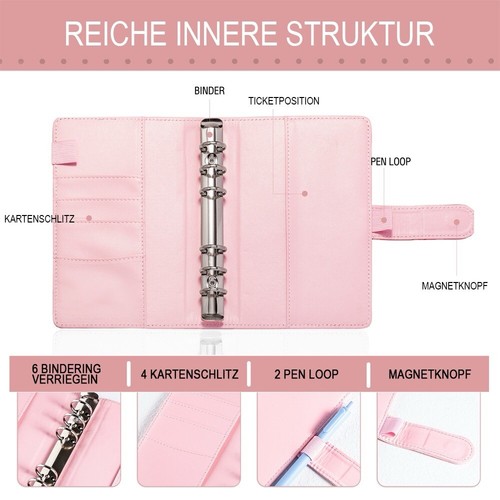 Budget Planer Deutsch A6– Sparbuch-Geldsparmappe Deutsch mit Umschlagmethode - Bild 9 von 17