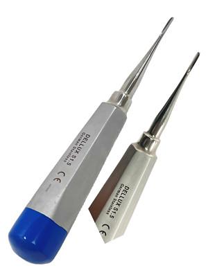 GERMAN DENTAL ELEVATOR EXTRACTING LUXATING APICAL ROOT ELEVATOR 1.5MM BLUE STR