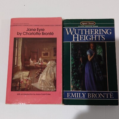 Lot of Two Wuthering Heights and Jane Eyre by Charlotte Bronte