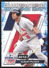 2021  Topps Opening Day Albert Pujols OOD-2 Outstanding Opening Day