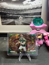 2023 Panini Prizm Jets Aaron Rodgers Fireworks Green Cracked Ice #F-7