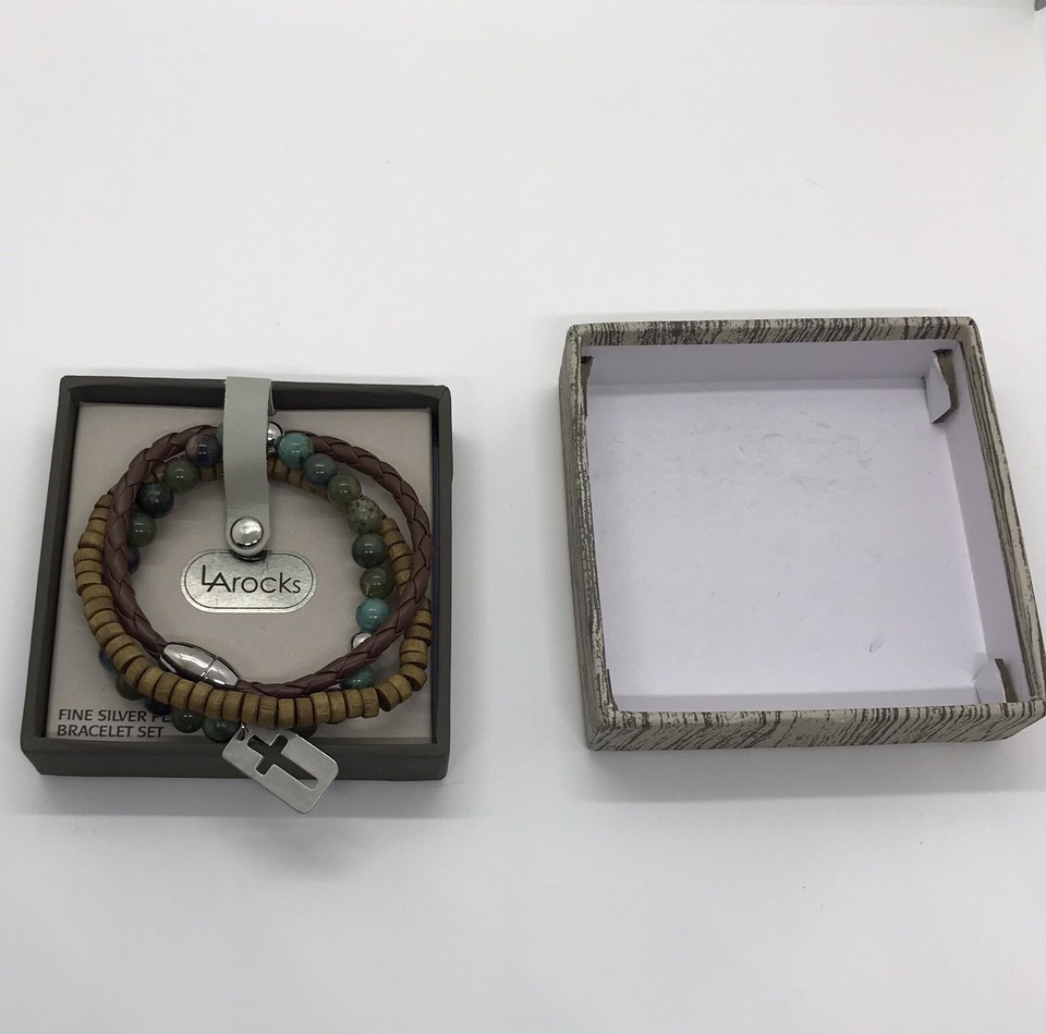 La Rocks Bracelet set silver plated | eBay