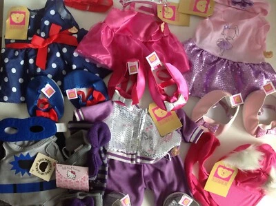 Chad Valley Design A Bear Outfits Kleidung und Accessoires Sets für 15" Teddy Neu