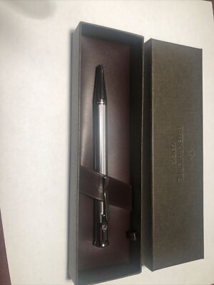 PATEK PHILIPPE x FABER-CASTELL Ballpoint Pen Silver wz/Box Mint