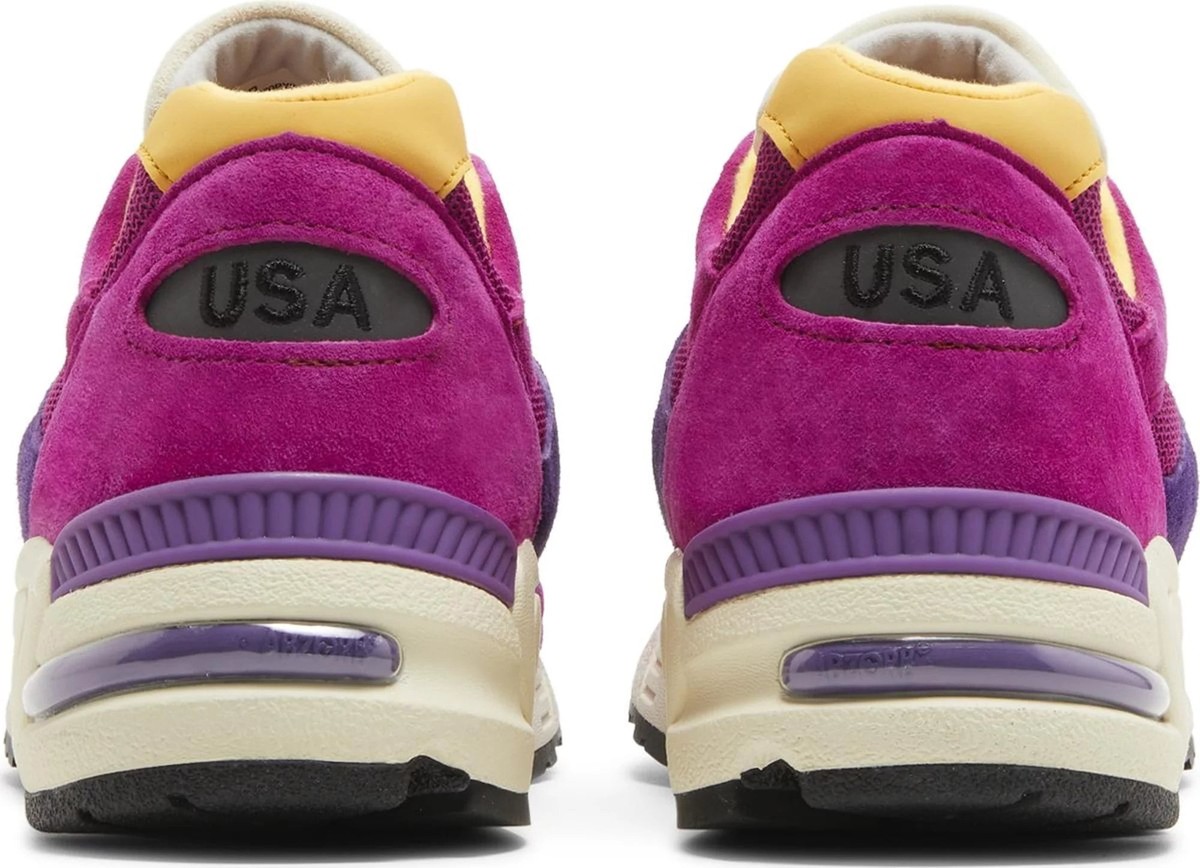 M990PY2] Mens New Balance 990v2 'MiUSA Teddy Santis Purple Yellow