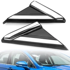 Right & Left Door Mirror Triangle Corner Molding Trim For Ford Fusion 2013-2018