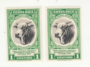 COSTA RICA 1950. Bull. National Agriculture & Industries Fair. Cartago. Sc# C197