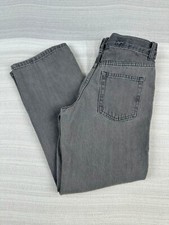 Cat  Jack Relaxed Straight Leg Jeans Boys Size 10 Husky Gray Adjustable Waist