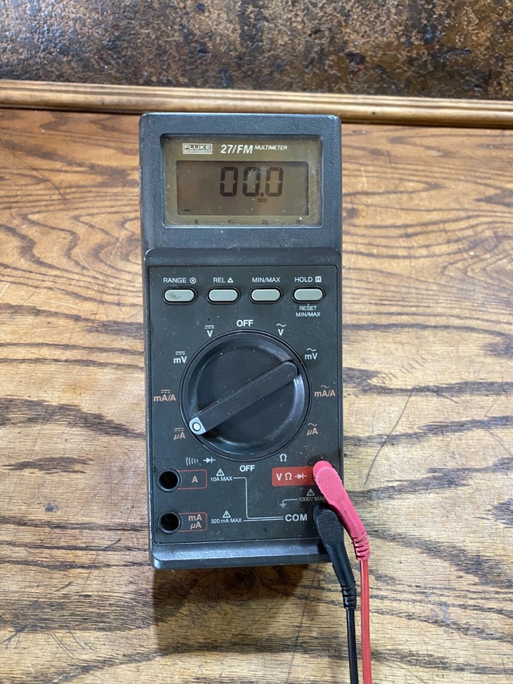 Fluke 27/FM Multimeter w Probe / Leads Works 27 / FM Multi Meter eBay