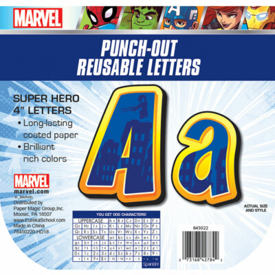 Marvel Super Hero Adventure Deco Letters Eureka EU-845022