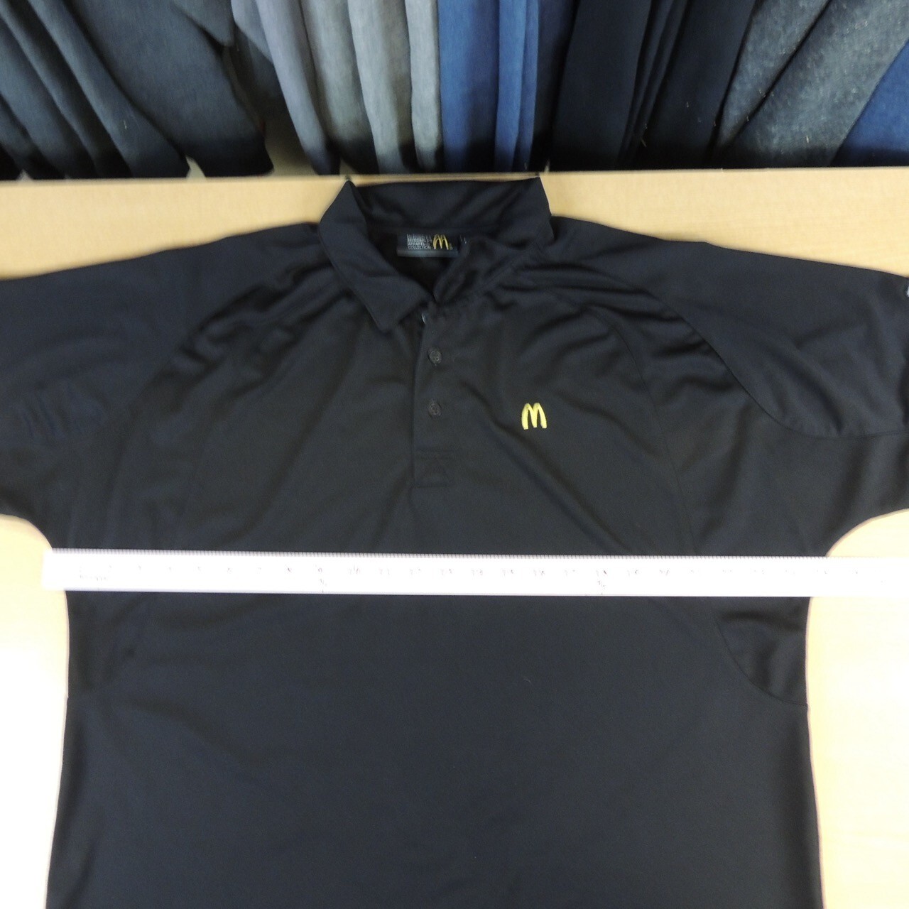 McDonald's Apparel Collection Fast Food Uniform Polo Work Shirt Large