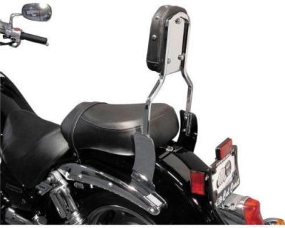 98-03 XVS650 V-STAR CUSTOM M/C ENTERPRISES STUDDED PAD SISSY BAR - YAM V STAR .