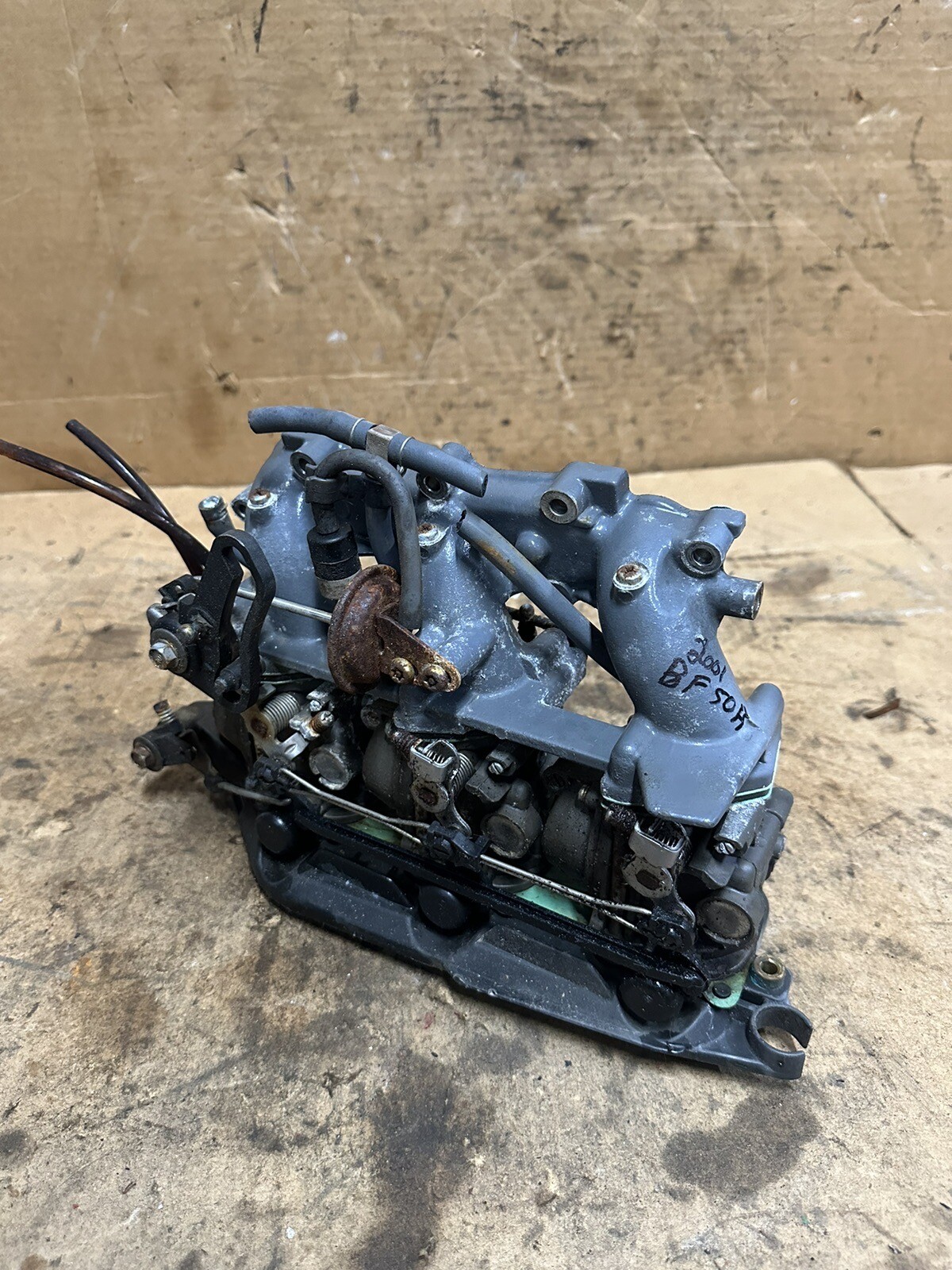 Honda BF50 Outboard Carburetor set & Intake 16100ZW4D23ZA Carb eBay