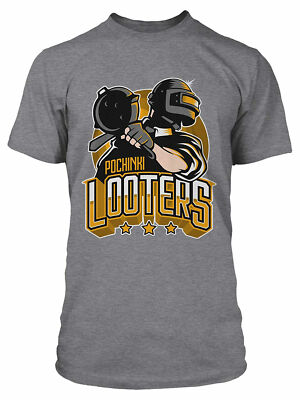PUBG Pochinki Looters Sports Team Adult T-Shirt - Multiplayer Battle Royale Game