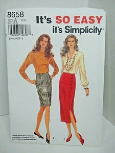 pencil skirt pattern simplicity