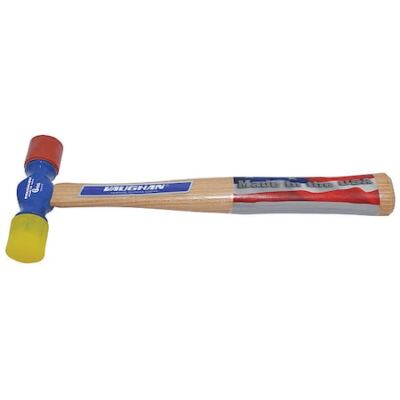 Vaughan Sf6 6 Oz. Soft Face Hammer, 10 1/2 In L Wood Handle