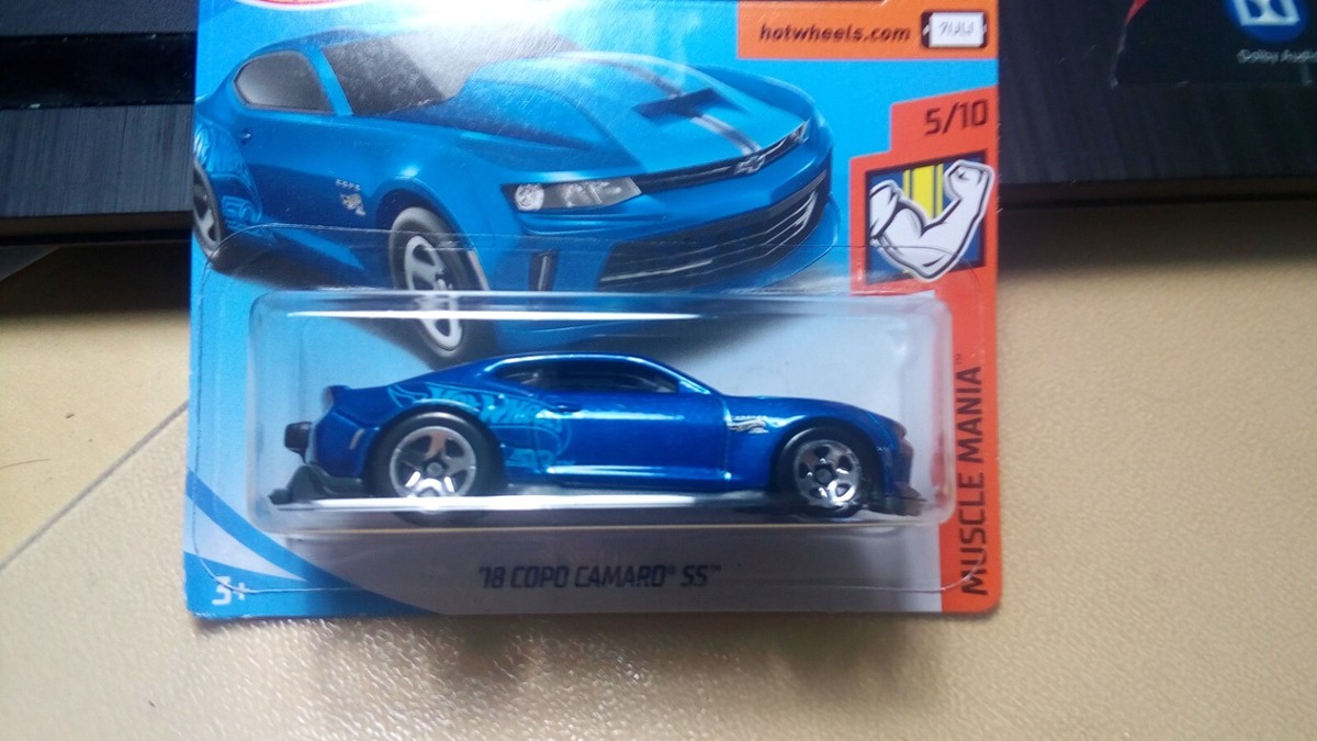2019 HOT WHEELS - ´18 COPO CAMARO SS BLUE 1/64 APROX *NEW* | eBay