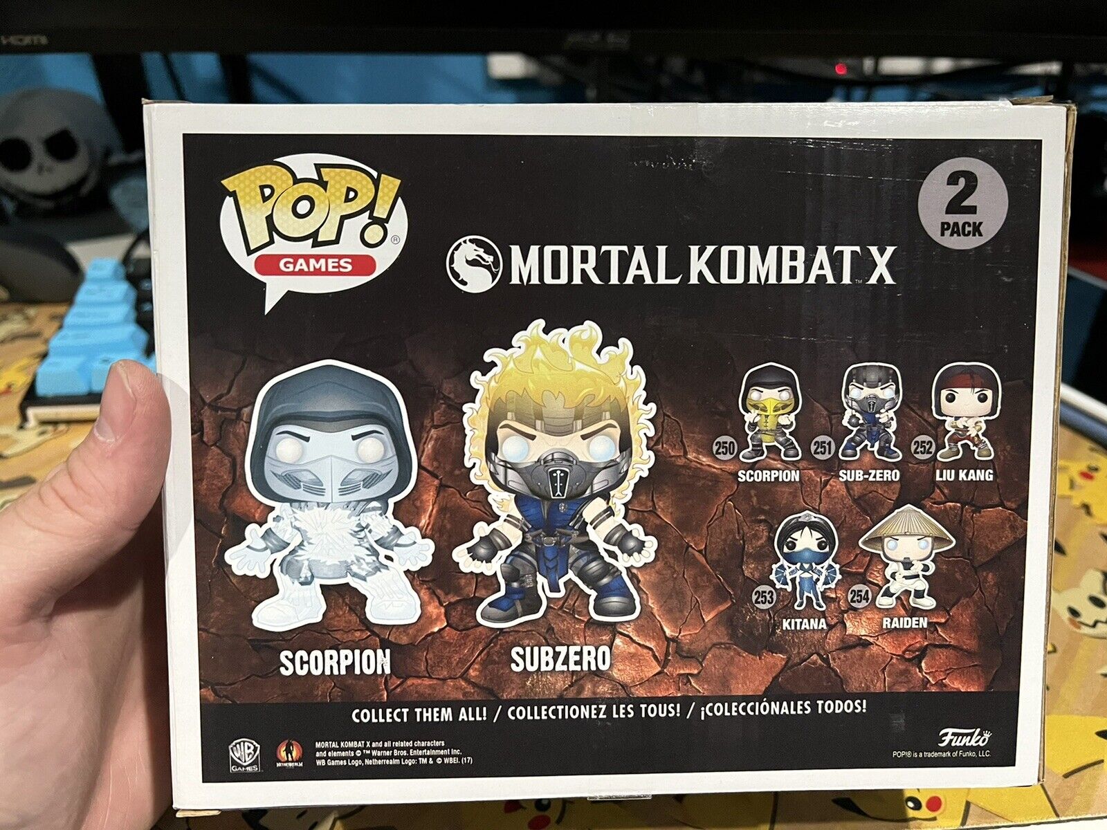 Funko Mortal Kombat X Kitana Sub Zero Liu Kang Kitana Scorpion